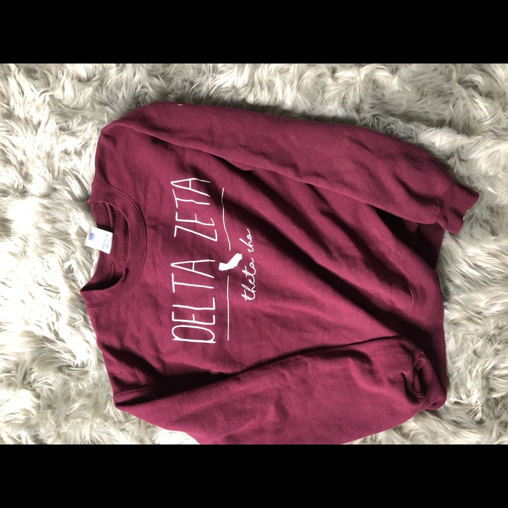 Delta zeta burgundy swear